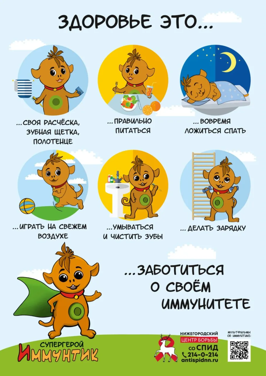 Детский мультипликационный проект  Нижегородского центра борьбы со СПИД и АНО ТО «Восторг».