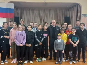 Встреча с инспектором  ПДН МВД России "Павловский" Зуевым  А.В.