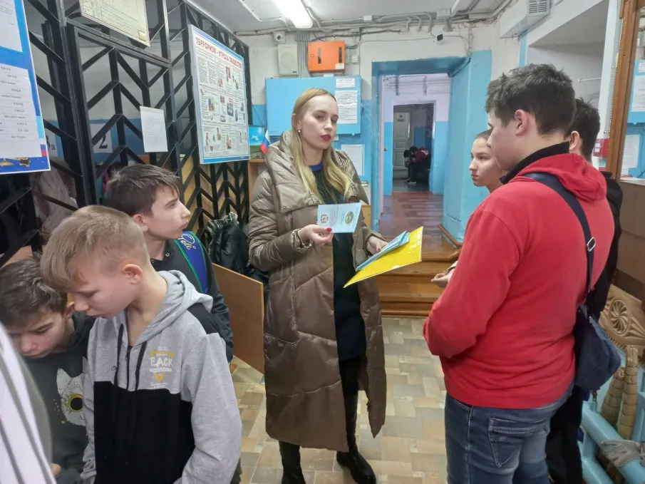 Встреча с инспектором 168 Пожарной части