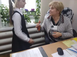 Акции в честь празднования Дня Победы.